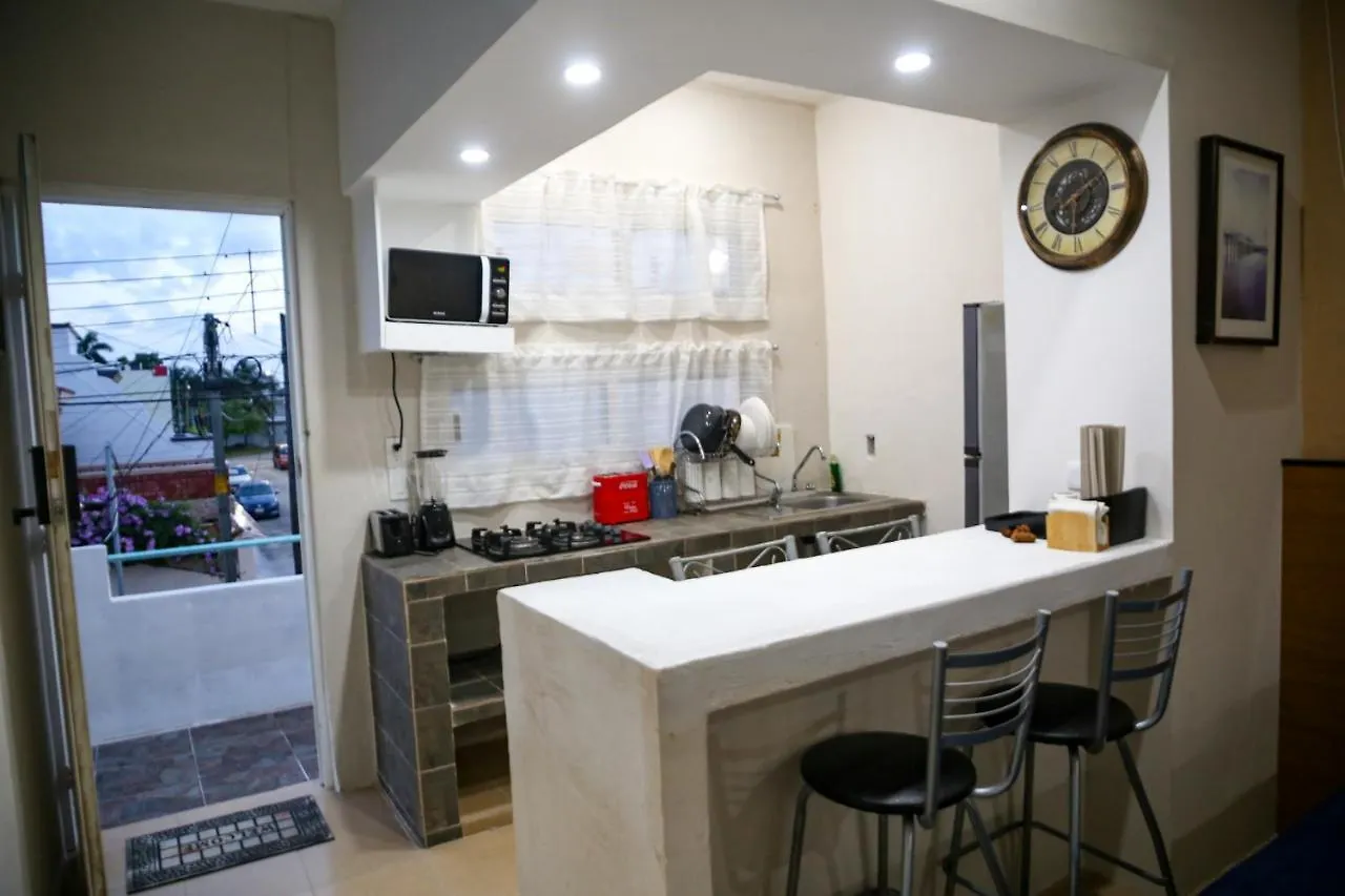 Departamento Con Cocina Y 2 Camas Centro Cancun Apartment
