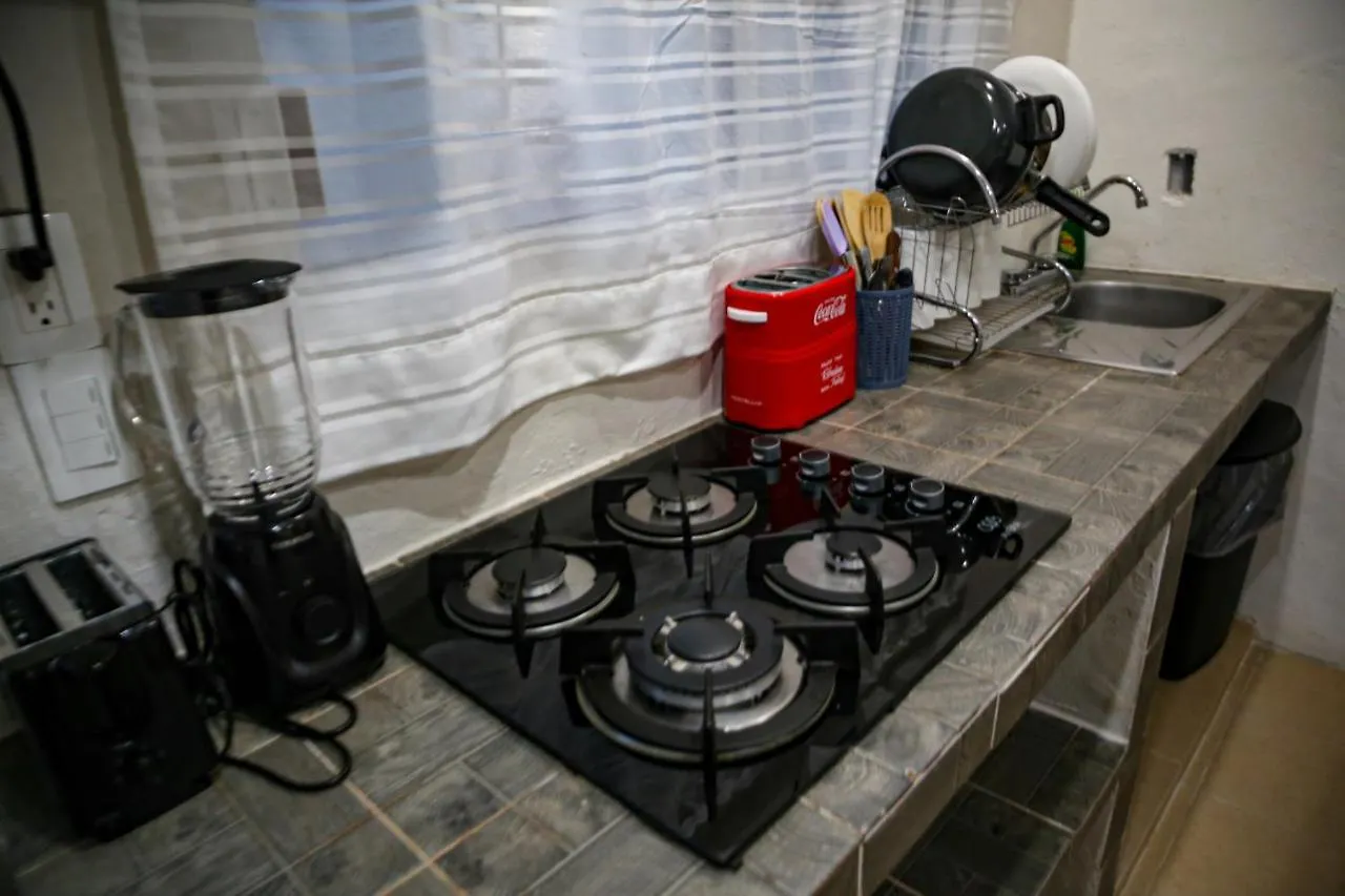 Departamento Con Cocina Y 2 Camas Centro Cancun 0*,