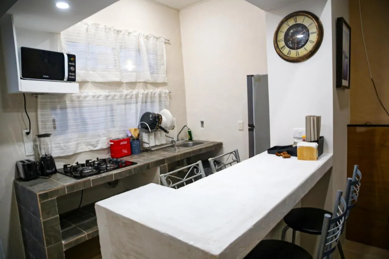 Apartmán Departamento Con Cocina Y 2 Camas Centro Cancún