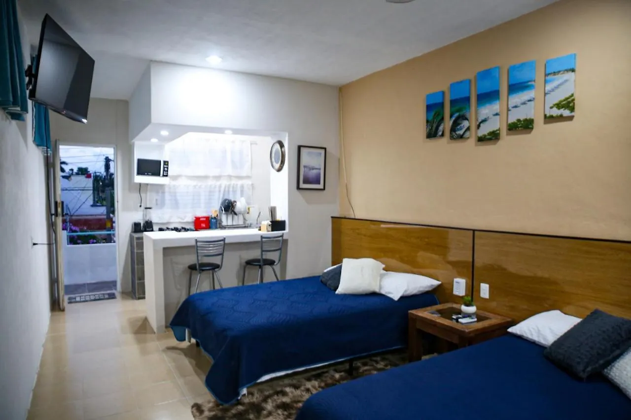 Departamento Con Cocina Y 2 Camas Centro Cancún 0*,  Mexiko